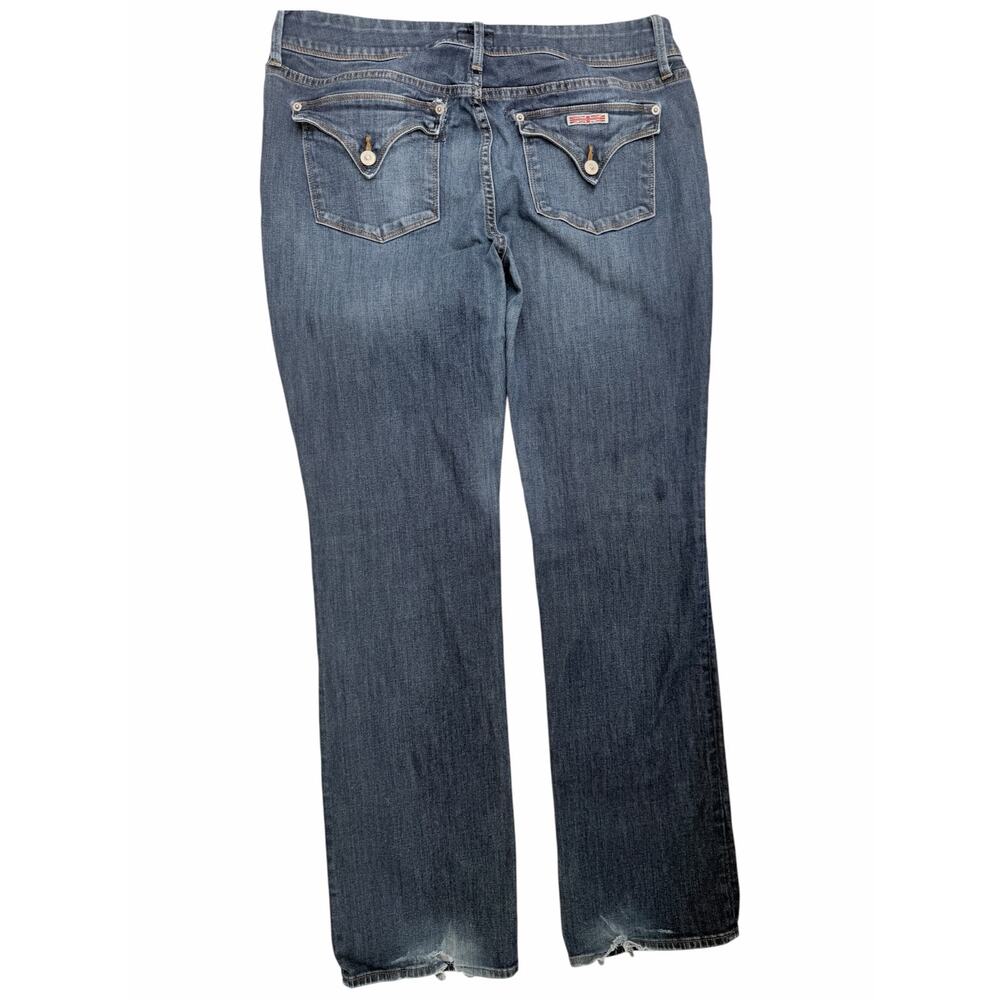 Hudson Jeans Mens 32 Blue Bootcut Stretch Denim Pants Flap Pocket - Picture 2 of 8